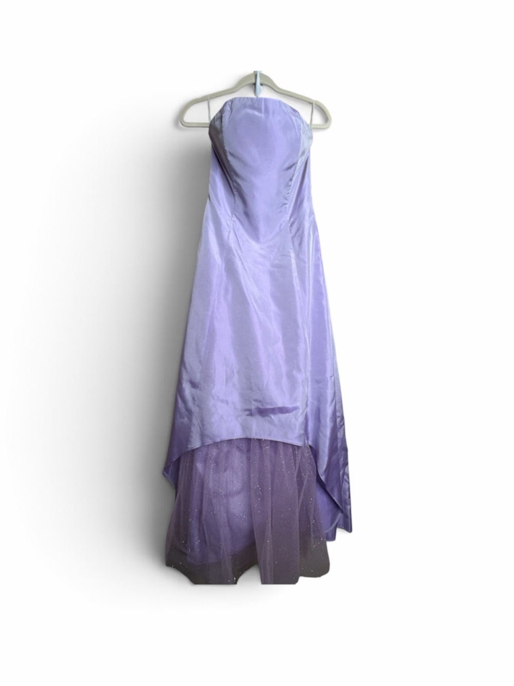 Jessica McClintock Gunne Sax lavender strapless formal dress Princess Glitter 5
